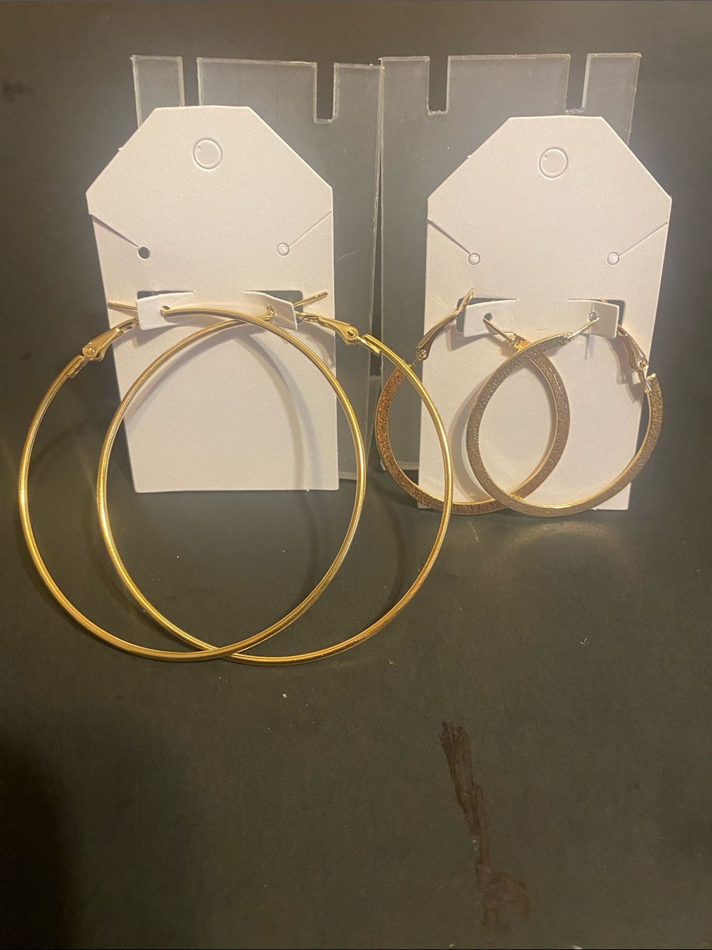 Gold Hoop Earrings - Classic Lightweight Hoops